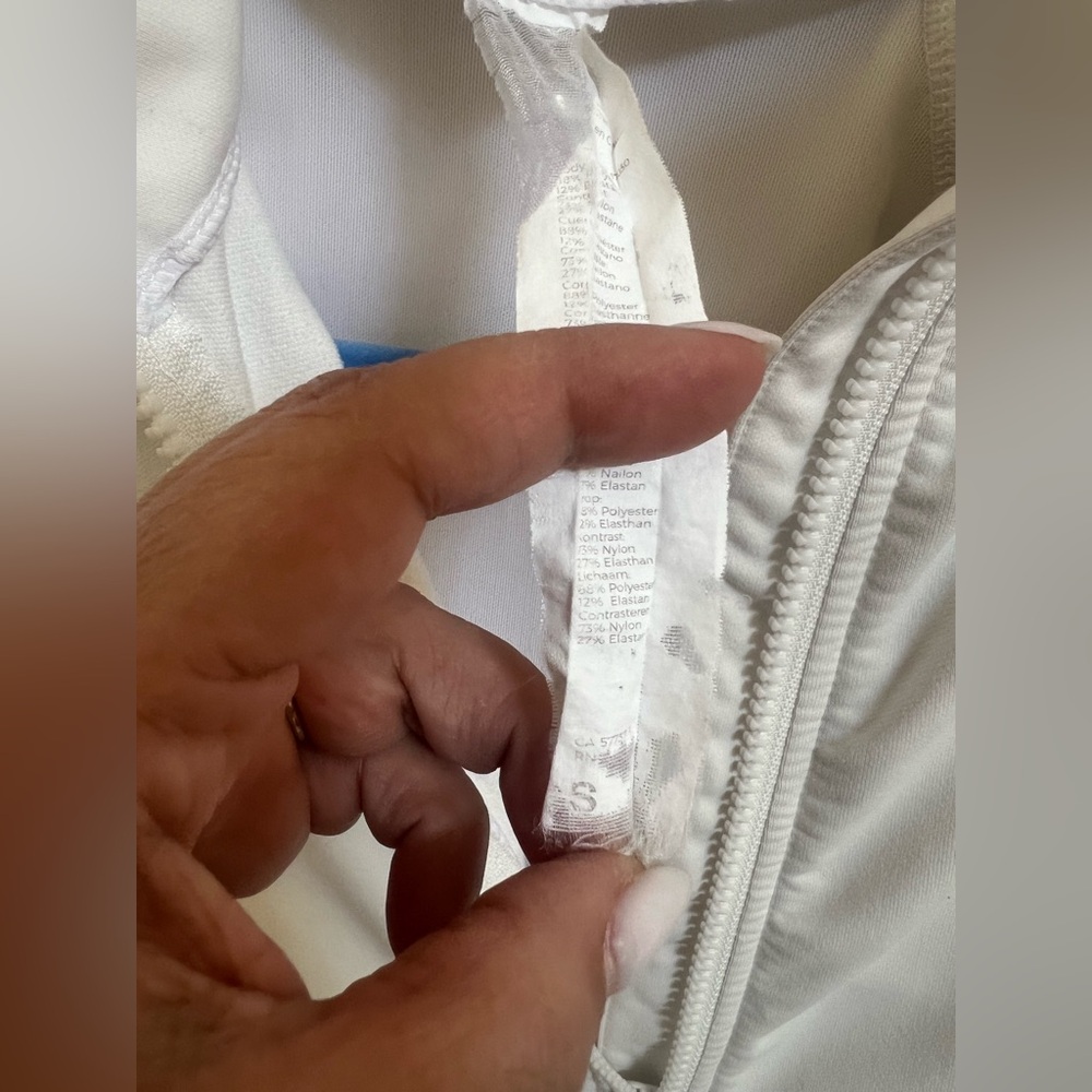 Fabletics Trinity Performance Women's White Jacke… - image 3